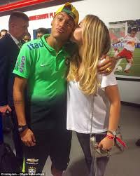 With an army of 130, 000 on twitter and an instagram account of adoring fans. Brazil Superstar Neymar Shares Cheeky Instagram Snap With Eugenie Bouchard S Twin Sister Beatrice In New York Daily Mail Online