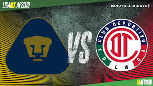 (estadio tepa gómez) miércoles 14 de julio vs club sport herediano. Pumas Vs Toluca Liga Mx Jornada 8 2 1 Goles Y Resumen