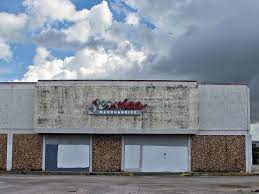 Service Merchandise Logo Sign Vintage Architecture The Good Old Days Merchandise