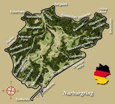 Das wasser im hintergrund in blauer farbe, darüber die ausschnitte der. Nurburgring Nurburgring Nurburgring Nordschleife Rennsport