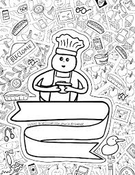 Dropbox Tiny Chef Coloring Page Pdf Simplify Your Life In 2020 Tiny Coloring Pages Color