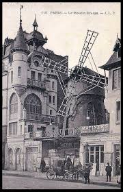 El Moulin Rouge Place Blanche Montmartre Ca 1900 Moulin Rouge Old Paris Vintage Paris