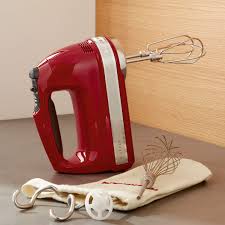 Some vibration at high speed. Kitchenaid Empire Red 9 Speed Hand Mixer Reviews Crate And Barrel