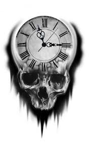 Tattoo Design Ideas Skull Clock Clock Tattoo Clock Tattoo Design Skull Tattoo Design