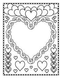 coloriage coeurs de princesse saint valentin coeur st pomme