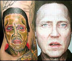 This portrait tattoo is very realistic but then again it is way too realistic and others wont take a second. 20 Funny Portrait Tattoos That Went Seriously Wrong
