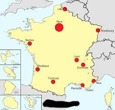 .principales villes carte grande ville de france | carte 2018 image result for carte de france avec nom des grandes villes ge4 les principales villes françaises par marie cm2 de saint ex principales villes. Carte De La France Avec Les Plus Grandes Villes Compartir Carta