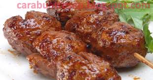 1/2 kg daging sapi giling 50 gr tepung sagu 2 btr putih telur 4 bahan: Cara Membuat Bakso Bakar Bumbu Kacang Pedas Resep Masakan Indonesia