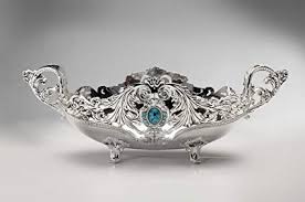 Looking for unique and elegant gifts for wedding or engagement? Buy Melange Silver Plated Fruit Bowl For Dining Table Wedding Decoration Anniversary Return Gift Items With Large Size Online At Low Prices In India Amazon In