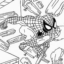 La licorne est une créature légendaire qui a été décrite depuis l'antiquité comme une bête avec une seule grande corne en spirale pointue se projetant sur son front. Coloriage Spiderman 87 Jecolorie Com