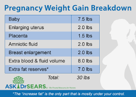 healthy weight gain during pregnancy ask dr sears