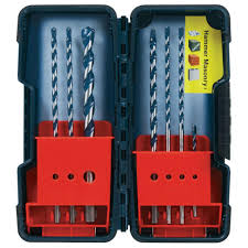 Bosch Assortment Pack Of Bluegranite Turbo Carbide Hammer Drill Bits 7 Piece Hammer Drill Bits Hammer Drill Drill