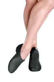 These dance shoes feature leather uppers with center gores for a great fit and durability and split outsoles with heel counters for support. So Danca Leather Slip On Jazz Shoe With Neoprene Insert Under Arch