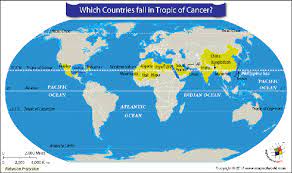 The tropic of capricorn passes through the cities of walvis bay and swakopmund of this country located in southern africa. Which Countries Pass Through The Tropic Of Cancer Quora