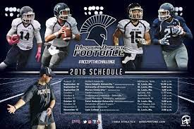 Missouri Baptist Football Schedule Poster Saint Francis University Bethel University St Louis Mo
