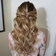 31 Half Up Half Down Prom Hairstyles Stayglam Down Hairstyles Engagement Hairstyles Half Up Hair