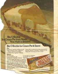 I tested both hershey's heath milk chocolate toffee baking bits and health bits o' brickle toffee bits in this recipe and both turn out . Bits O Brickle Ice Cream Pie Sauce Recipe Clipping Recipecurio Com
