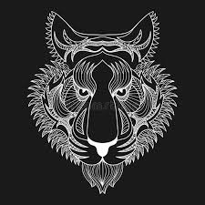 Antistress coloring page with halloween evil skull. Vector White Tiger Zentangle Tiger Face Illustration Tiger Head Print For Adult Anti Stress Coloring Page Hand Drawn Stock Vector Illustration Of Pattern Elegance 70935245