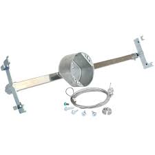 A suspended ceiling can cover a lot of flaws and obstructions, including pipes, wiring, and ductwork. Commercial Electric 21 5 Cu In Suspended Ceiling Brace With 2 1 8 In Box Cmb218 Sc The Home Depot