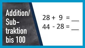 We did not find results for: Rechnen Addition Und Subtraktion Bis 100