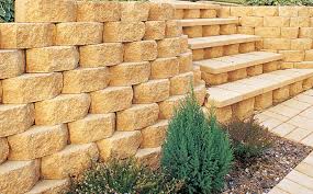 This design causes the wall to angle slightly back into the slope, further improving its holding. Garden Wall Boral
