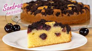 Also ich möchte das bald machen. Kirschkuchen Mit Schokostreusel Sandras Backideen