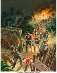 AMERICAN ARTIST (20th Century). Lt. Col. Henry Mucci's Incredible