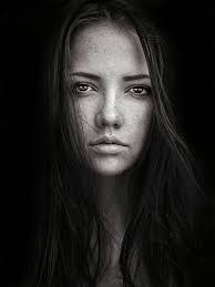 Nadya In Black By Sean Archer On 500px Portrait White Photography Female Portrait