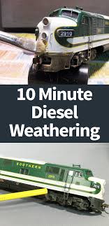 10 Minute Diesel Weathering Model Railroad Academy Model Trains Model Train Scenery Model Railroad