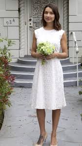 Fit And Flare Wedding Dress Lace Midi Dress 1950s Style Etsy In 2020 Knee Length Wedding Dress Fit And Flare Wedding Dress Short Lace Wedding Dress