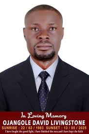 It's well, it is with acceptance of God's will that I announce the passing 