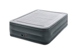 First, air mattresses made exclusively for camping tend to be more lightweight, meaning you won't likely be throwing your back out lugging it to your tent. Intex 22 Queen Comfort Plush High Rise Durabeam Airbed Mattress With Built In Pump Walmart Com Walmart Com