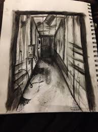 In fact, we can even dictate when the. Asylum Hallway Dark Charcoal Sketch Art Amanda Heyl Art Painting My Arts