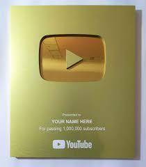 Custom Youtube Gold Play Button Youtube Subscribers Ideas Of Youtube Subscribers Youtube Subscribers Youtubesubscrib Gold Play Button Play Button Custom