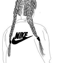 Black And White Drawings Of Girls Easy Pin On R