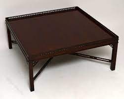 Buckland counter height rectangular table 30x48 in mahogany finish. Antiques Atlas Large Antique Georgian Style Mahogany Coffee Table