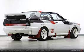 1982 Audi Quattro Group B Rally Car Up For Auction By Bonhams Cars And Motor Rally Car Audi Gt Audi Coupe