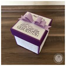Stampin Up Explosionsbox Als Shopping Gutschein Bellas Stempelwelt Gutschein Lippenstift H Diy Explosionsbox Gutschein Basteln Shopping Explosionsbox