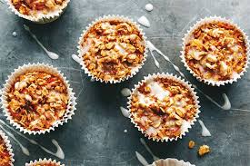 Carrot Cake Baked Oatmeal Muffins Fixate Beachbody Blog Recipe Baked Oatmeal Muffins Fixate Recipes No Bake Cake