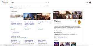 Want them to come back? Oh Snap Google Just Paid An Insanely Cool Tribute To Thanos And You Absolutely Cannot Miss It