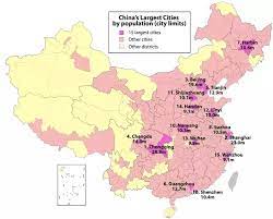 The largest cities in china are shown at the top of the page. How Many Cities Are There In China Quora