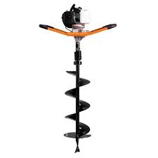 Powermate 43cc Earth Auger Powerhead With 8 In Bit Pea438 The Home Depot In 2020 Ergonomic Handle Water Well Drilling Well Drilling