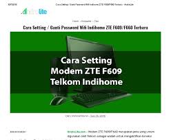Screenshot of zte f609 login. Touge