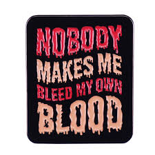 It has its origins in ancient greek plays and oral tradition. Nobody Makes Me Bleed My Own Blood Enamel Pin Comedy Film Dodgeball Fans Great Gift Brooches Aliexpress