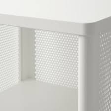 The assembled bekant storage unit from ikea. Bekant Mesh White Storage Unit On Legs 41x101 Cm Ikea