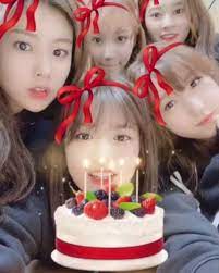 official izone instagram 민주상 생일 축하해 動画 ミンジュさん お誕生日おめでとう novelty christmas christmas ornaments japanese girl group