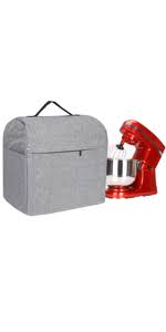 Kitchenaid stand mixer cover with accessory pocketsuite messenger. Amazon Com Kitchen Aid Mixer Cover Dust Cover Compatible With 5 8 Quart Kitchenaid Mixers And Extra Accessories With Pockets For Extra Attachments Tfc368 Yellow Kitchen Dining