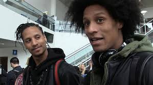 Athletes showing respect and support in tough moments