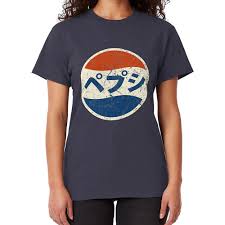 اليابان بيبسي كولا ريترو خمر كلاسيك تي شيرت بيبسي قميص بيبسي اليابانية سترة  | Fruugo QA