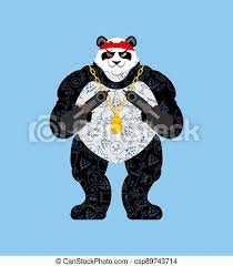 Последние твиты от gangsta bear (@gangsta_bearr). Panda Gangster And Bandit Cool Bear Swag Gangsta Animal Guy Rapper Canstock